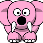 roze olifant